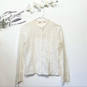 Johnny Was button down top